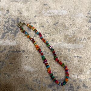 Multi-Colored Stone Necklace